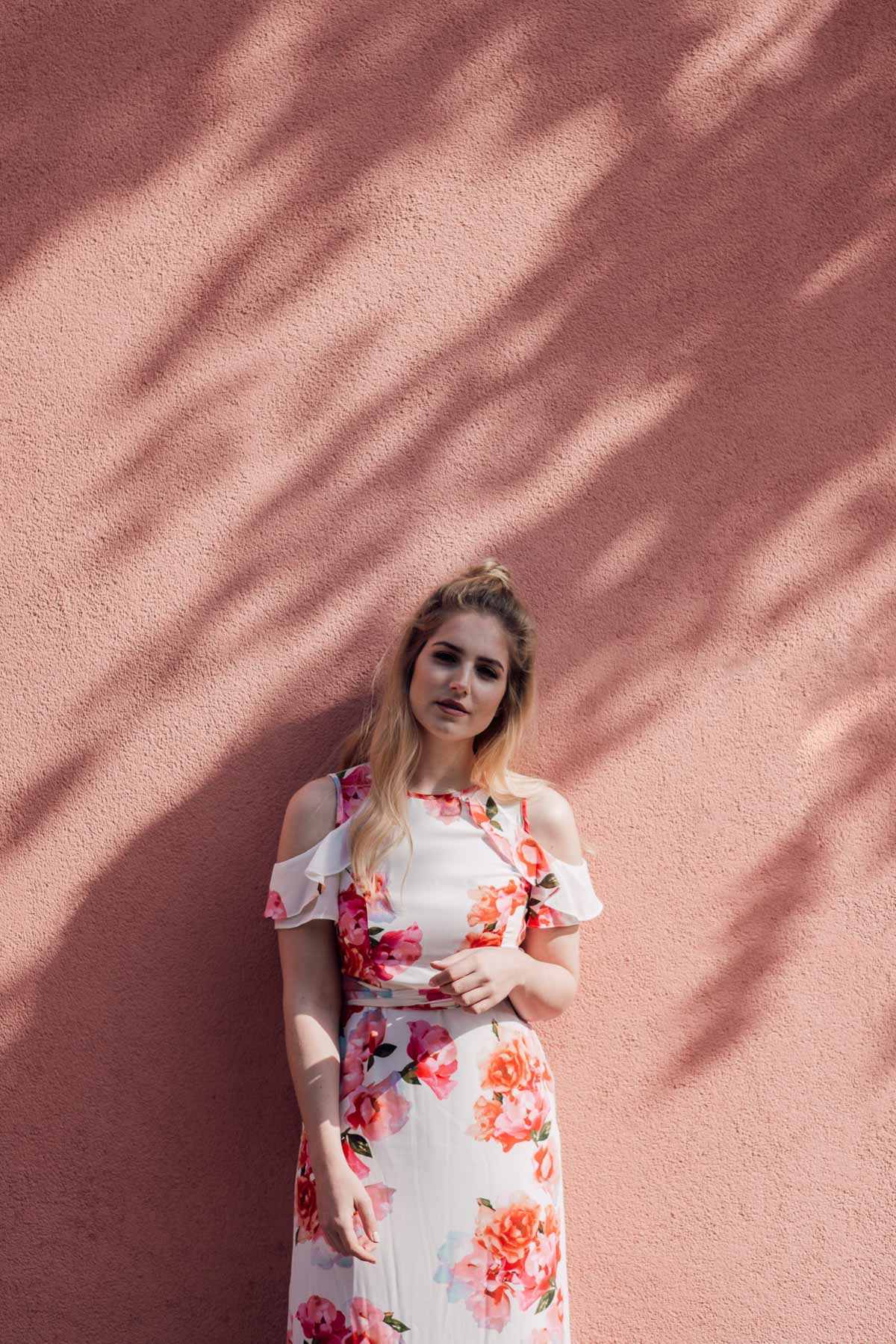 floral dress outfit