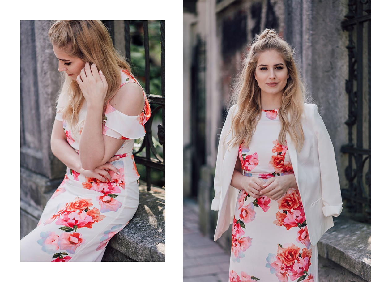 floral dress outfit