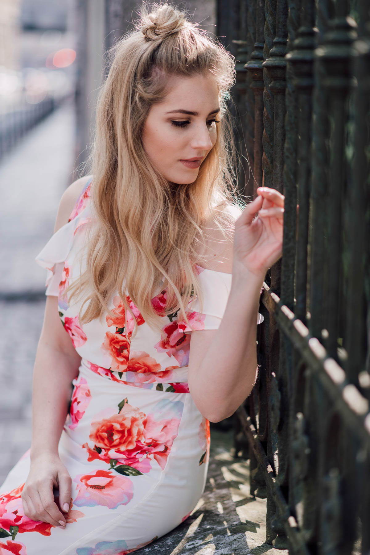 floral dress outfit