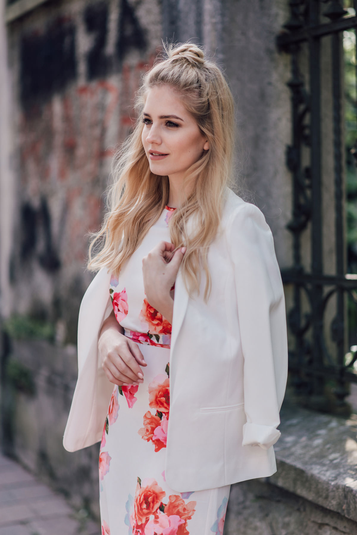floral dress outfit