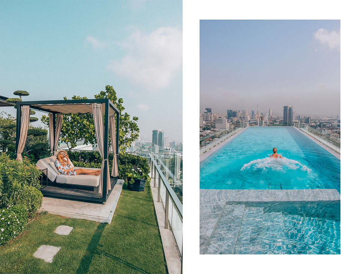 rooftop infinity pool Bangkok